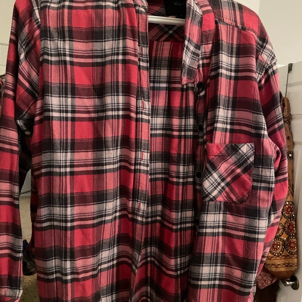 Rails red plaid flannel (medium)